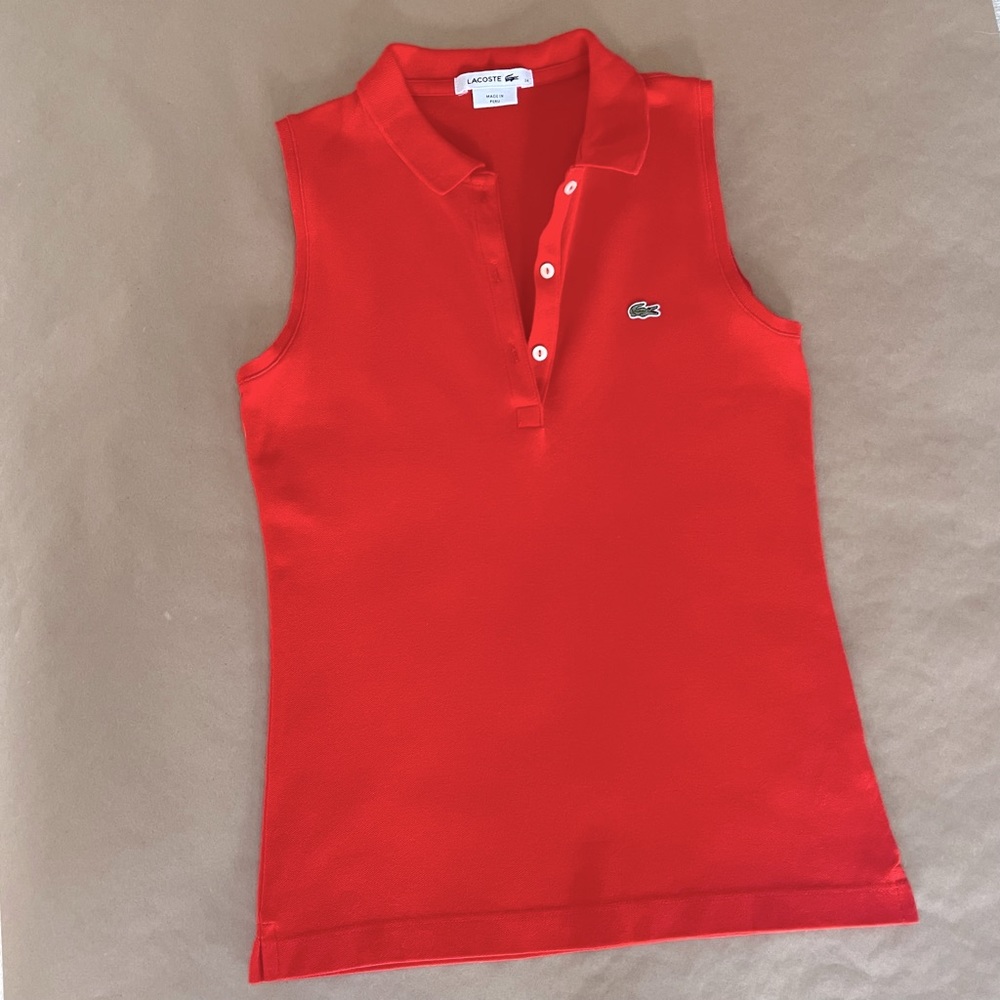 LACOSTE Women's Sleeveless Polo